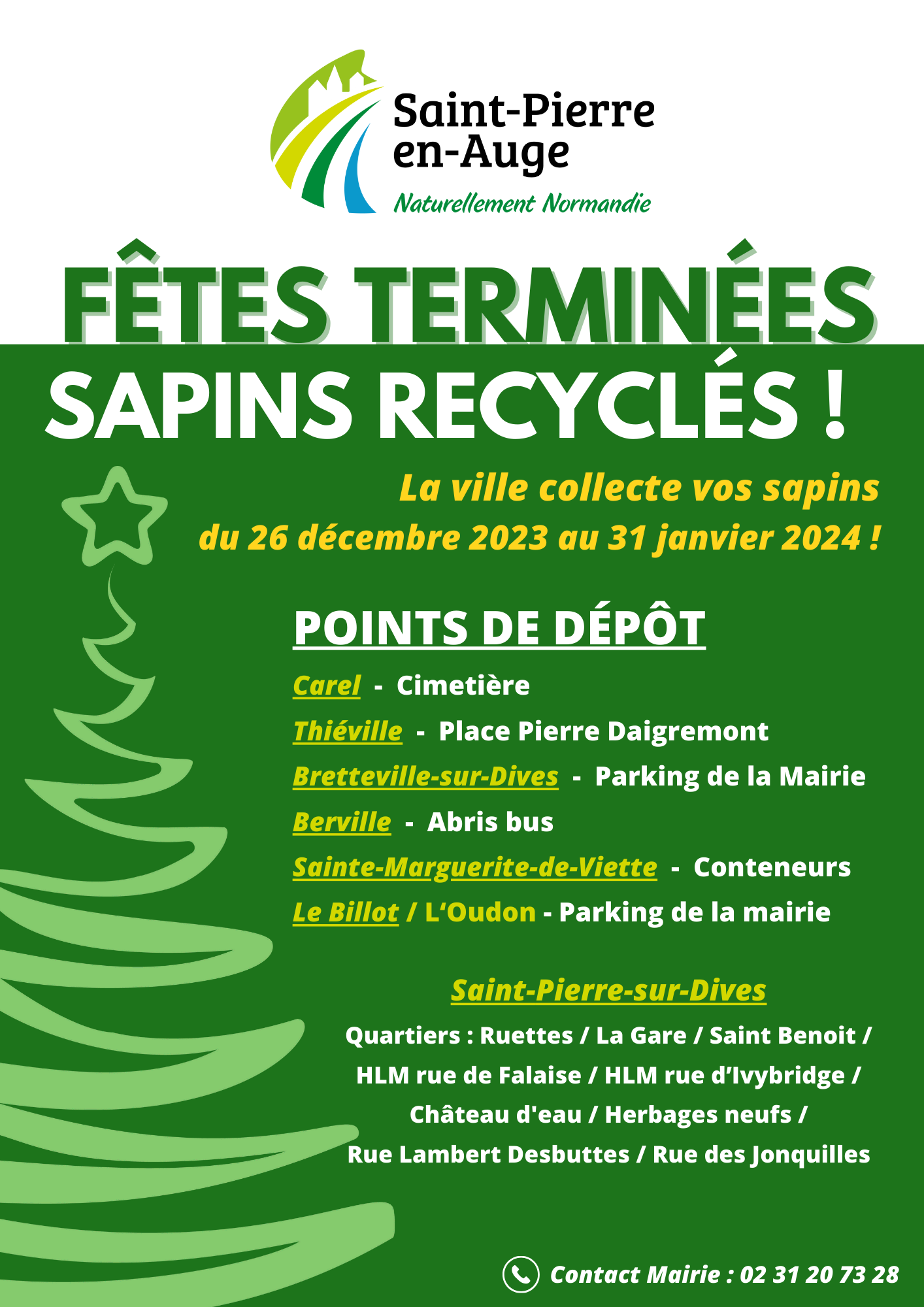 collecte des sapins