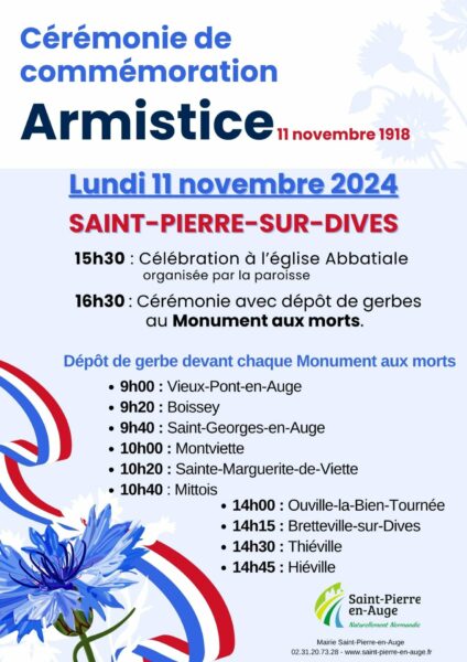 CEREMONIE 11 NOVEMBRE ST PIERRE