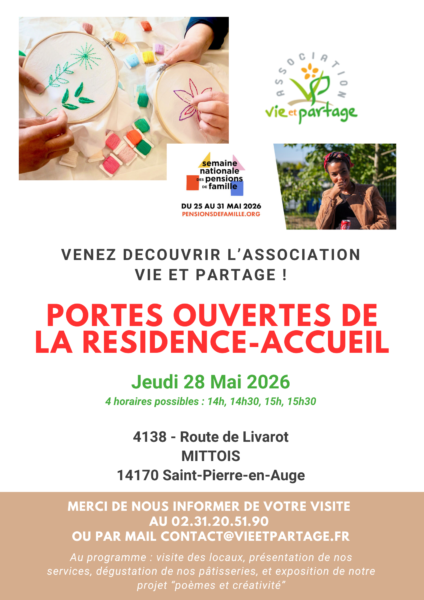 portes ouvertes vie et partage
